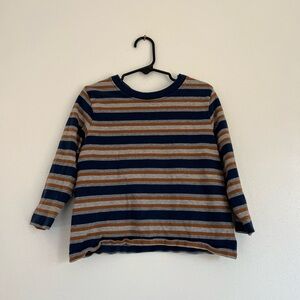 Boys Hanna Andersson Striped Cotton Shirt Size 3